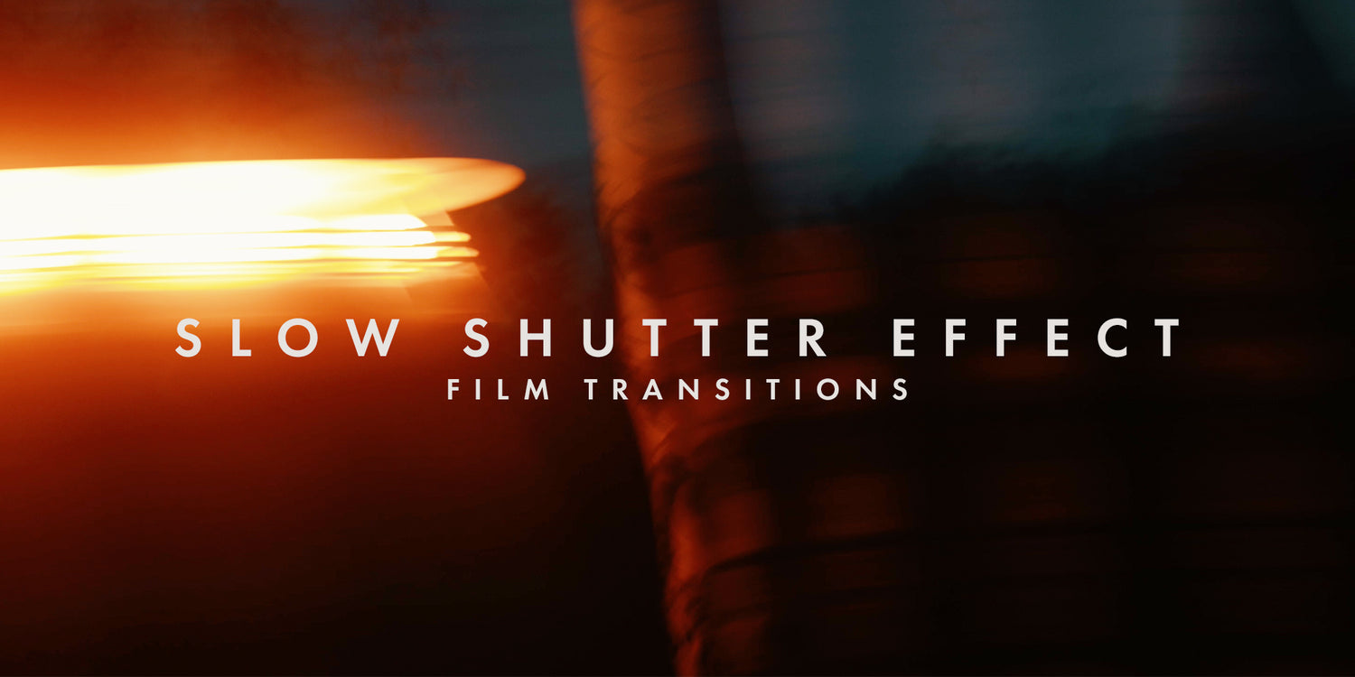 How to create SLOW SHUTTER Effect Transitions for your Videos