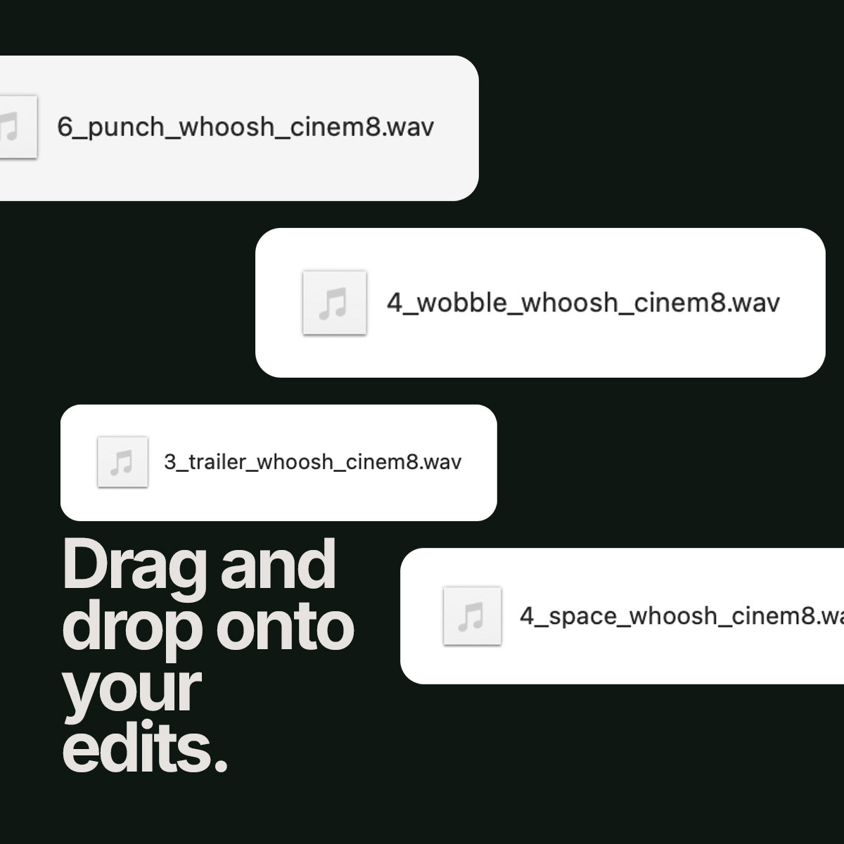 300+ Whoosh Sound Effects