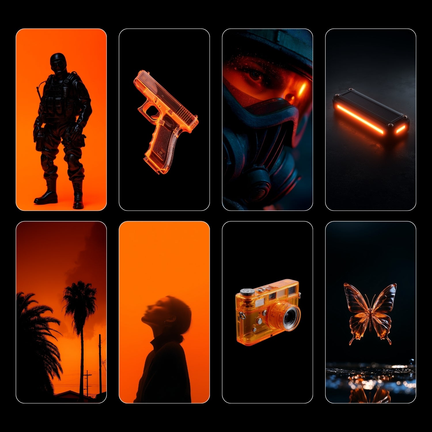 iPhone 17 Pro - Cosmic Orange Wallpaper Pack