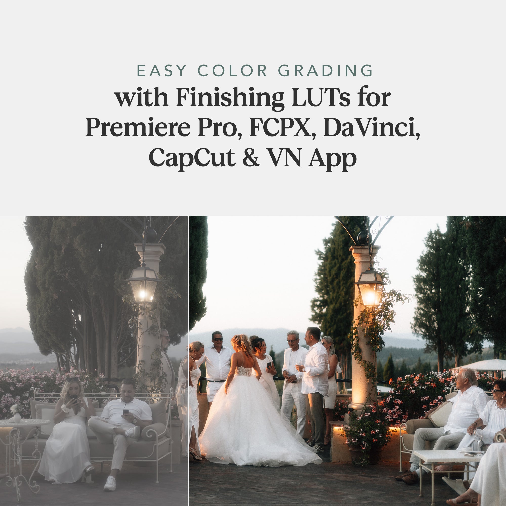 Cinematic Wedding LUTs & Presets by cinem8.co