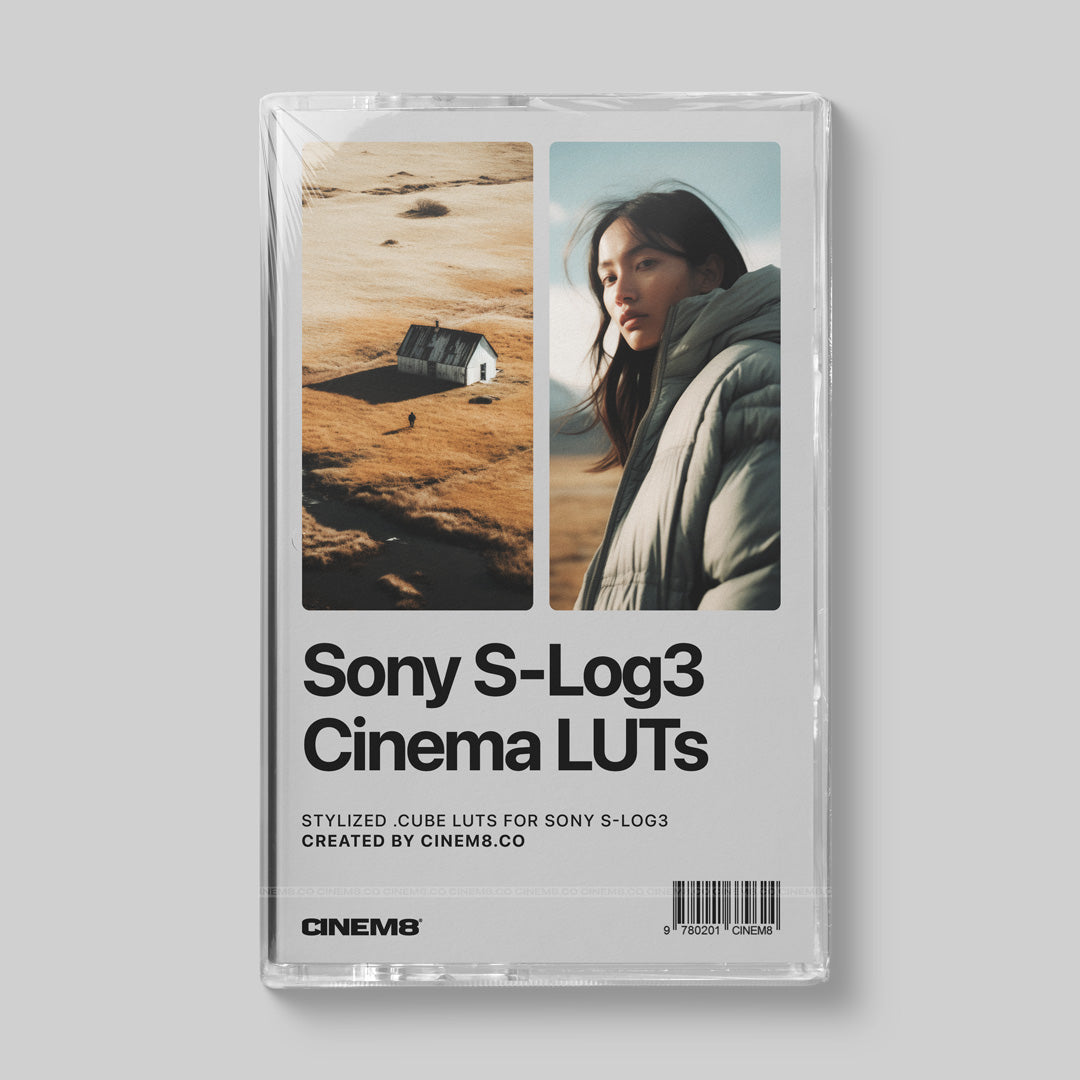 Sony S-Log3 LUTs for cinematic color grading and filmmaking with Sony mirrorless cameras like Sony FX3, A7SIII, A7CII