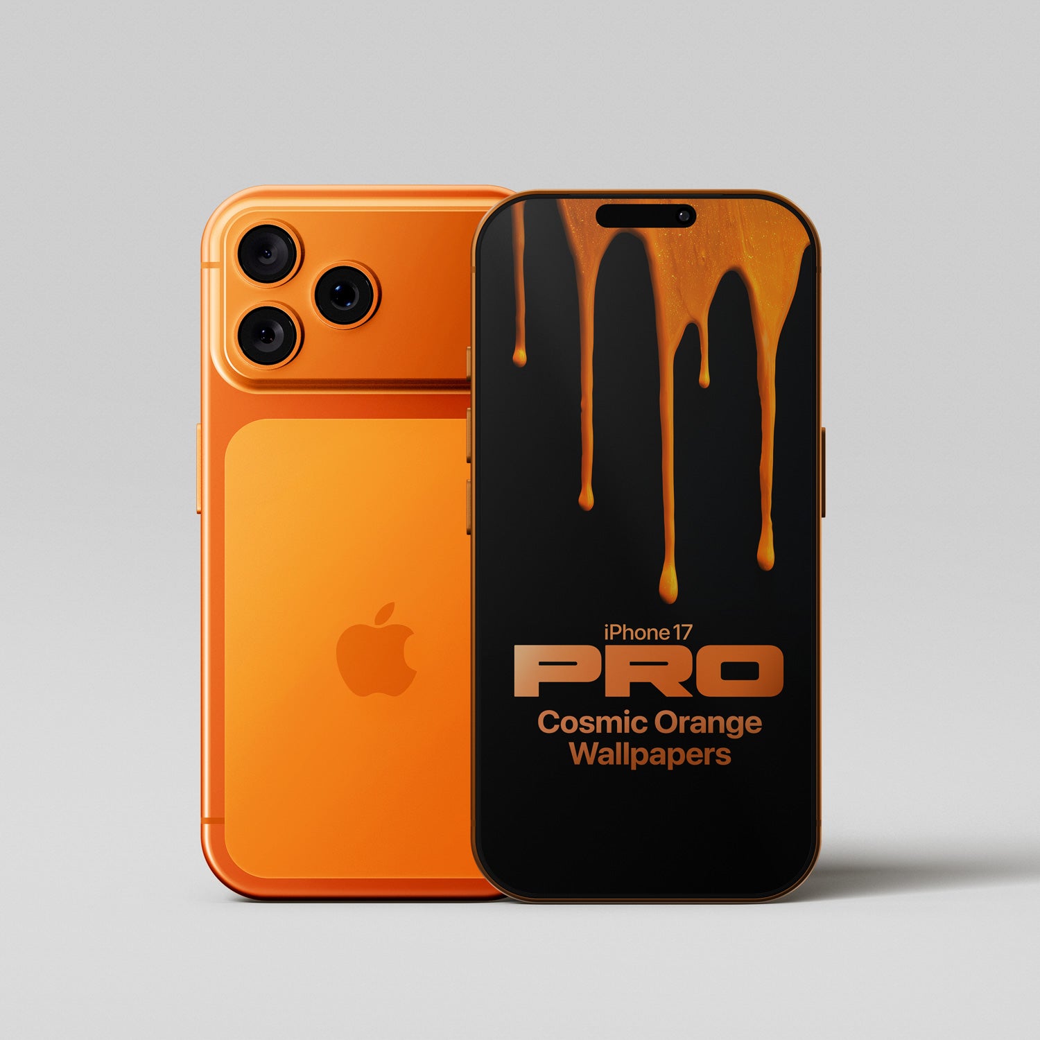 iPhone 17 Cosmic Orange Wallpaper Pack